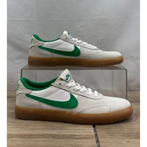 Nike SB Heritage Vulc Summit White Lucky Green Gum Men's Skate Shoes